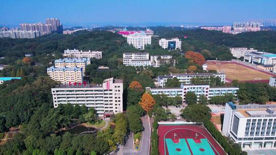 长沙大学长沙师范大学湖南大学几所大学航拍