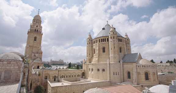 耶路撒冷的教堂和钟楼