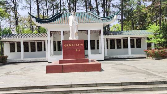 抗日英雄陵墓红色革命纪念馆红安麻城