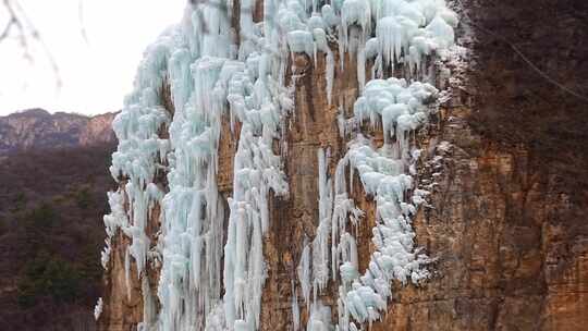 沕沕水 沕沕水景区 冰瀑 寒冷 冬季 冬天