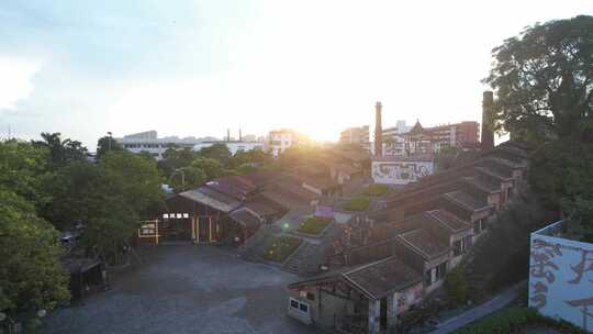 最新佛山南风古灶景区地标航拍