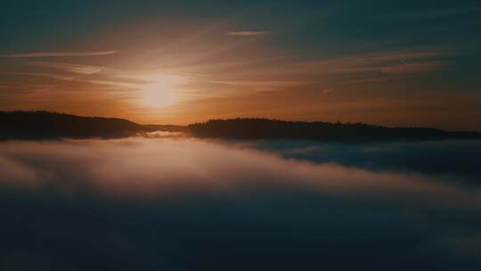 雾，山，霾，天空