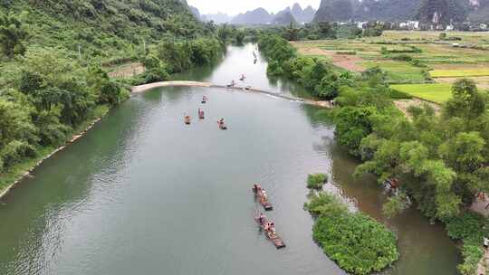 桂林阳朔遇龙河漂流