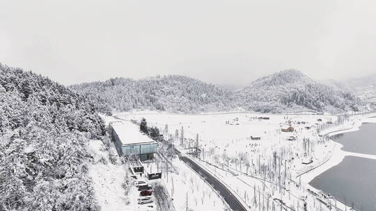 下雪南天湖