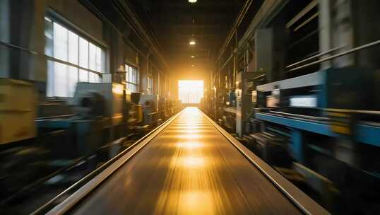 工厂内部生产线场景