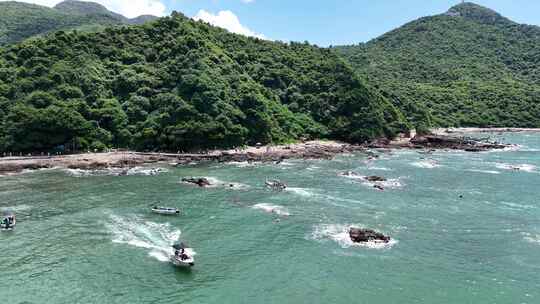 深圳西涌海岸线