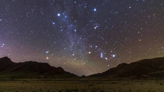 甘肃祁连山国家公园星空银河