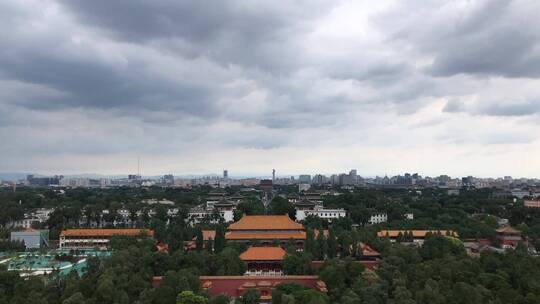 北京景山公园风光延时摄影