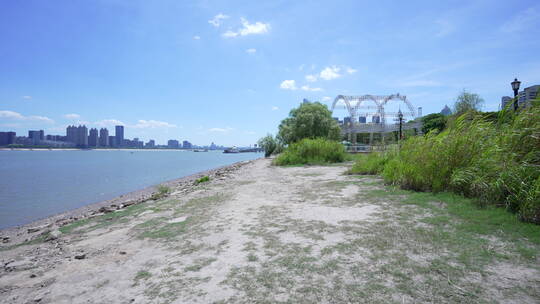 武汉江岸区汉口江滩风景