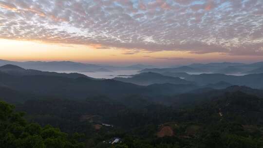 景迈山云海日出