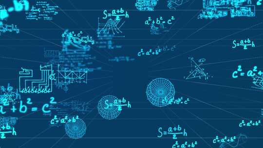 科学研究和数学、物理和化学公式计算图标元