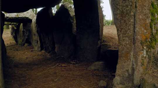 Dolmen，岩石，古代，石头