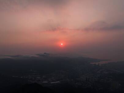 日出云海延时