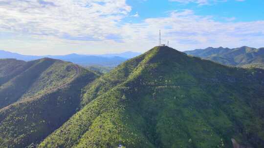 广东省五华县岐岭镇航拍视频