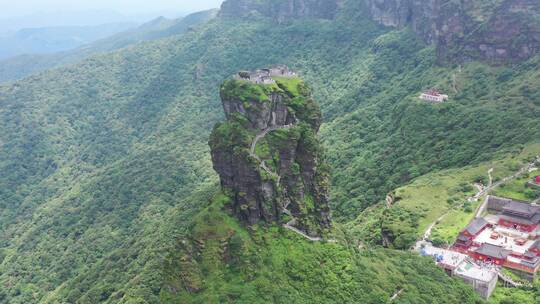 航拍梵净山