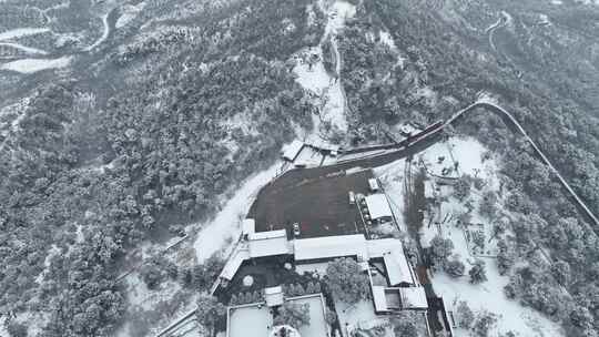 山西洪洞广胜寺雪景