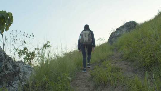 登山行者 背包客 探险 登山