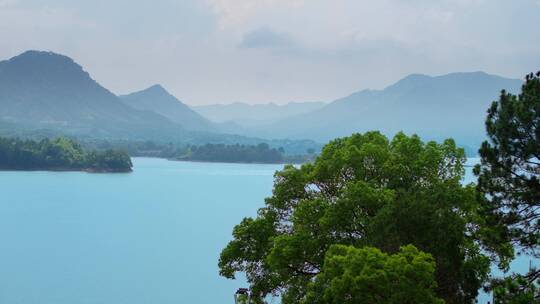 壮美山河/河山风景/水库航拍