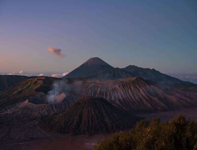 印度尼西亚布罗莫火山日出延时