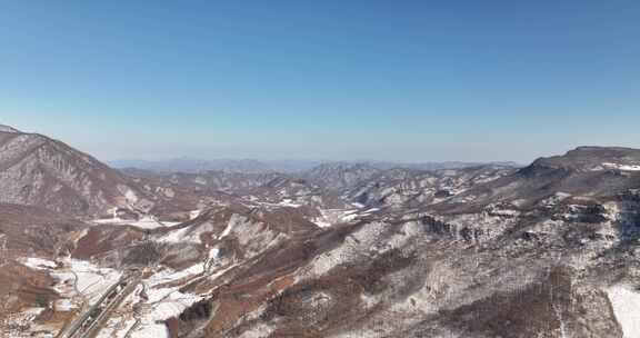 青山沟村庄航拍