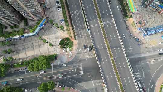 金钟时代城楼盘小区城市房产航拍