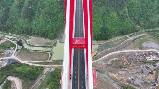 贵州龙里河大桥航拍