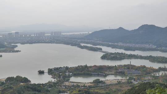 杭州湘湖美景实拍