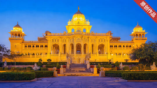 印度皇宫 清真寺 泰姬陵 恒河高清在线视频素材下载