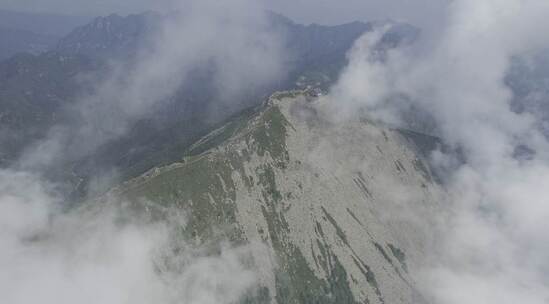 宝鸡太白山航拍