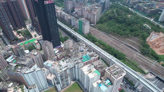 深圳北站周边城市建筑视频素材模板下载
