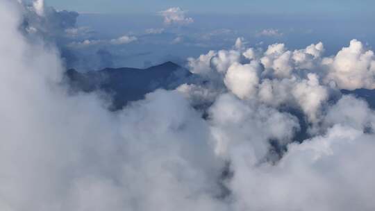 3倍牛背山云海半山风景