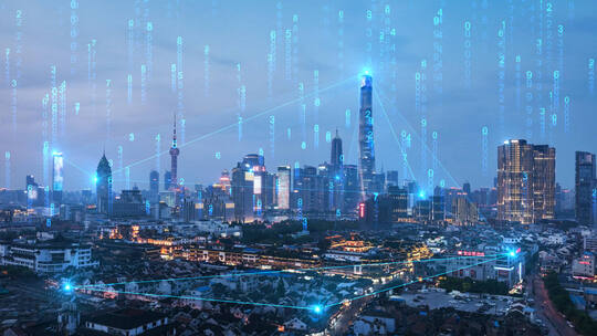 智慧城市科技信息互联网时代AE模板