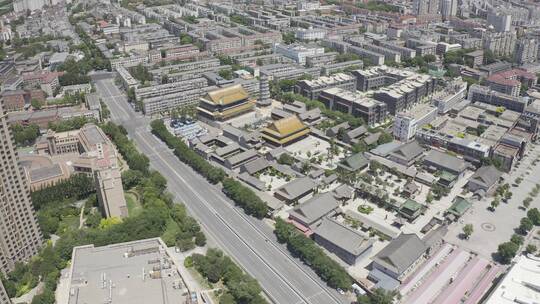 天津河北区航拍 大悲院航拍