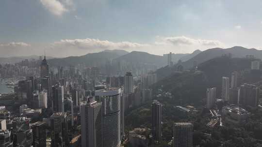 香港CBD建筑航拍