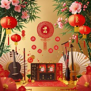 新年敲锣打鼓背景音乐Firecrackers 新年敲锣打鼓背景音乐Firecrackers