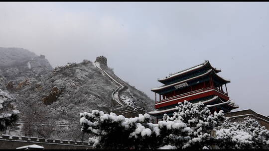 居庸关长城雪景-3