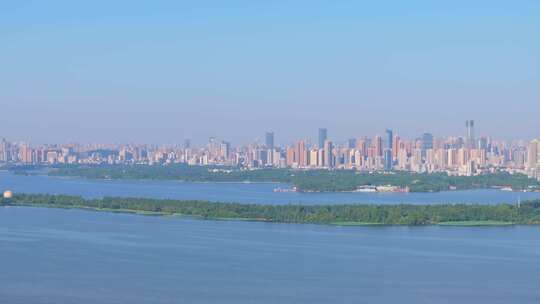 武汉东湖风景区夏季风光