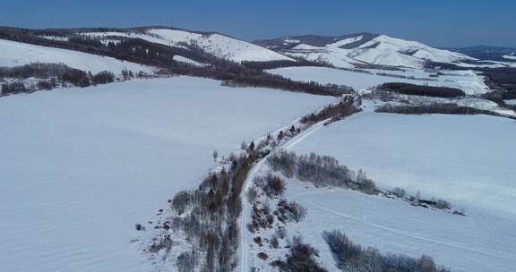 冰天雪地兴安岭