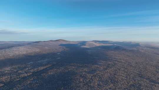 航拍大兴安岭林海雪原风光 合集