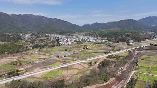 桂林兴安县白石乡田园山景