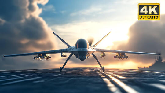 航母战斗机隐形战机军用无人机电磁炮