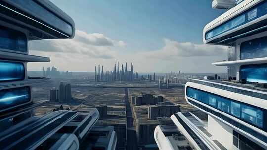 未来科技城市景观