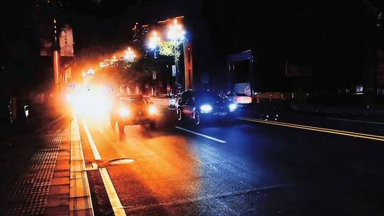 大片即视感航拍，晶莹剔透的城市夜景