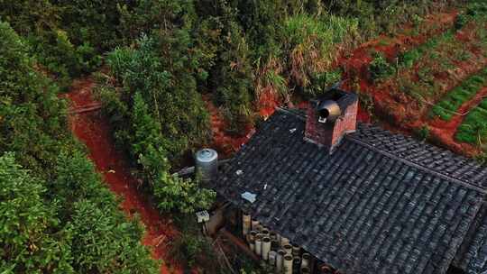 福建龙窑建盏航拍