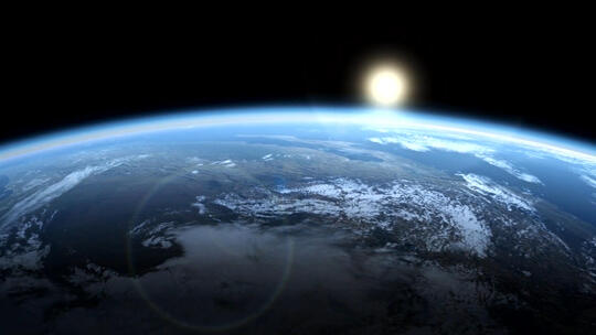 地球表面 三维地球 太空视频素材模板下载