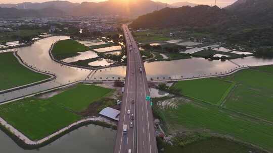 高速公路风景视频