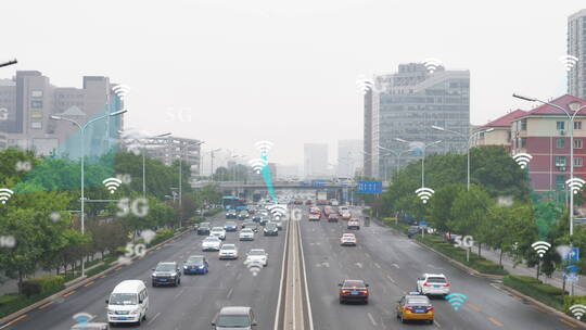 科技监控电子眼城市道路监控大数据