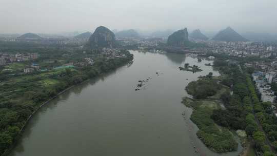 桂林市区漓江风景区