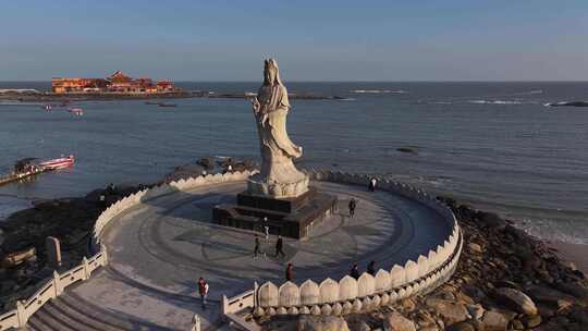 泉州石狮黄金海岸洛伽寺观音像