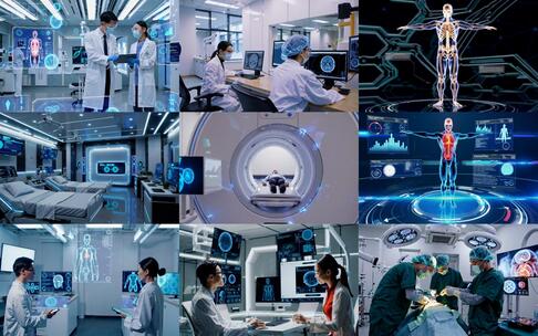 智慧医疗 未来医疗高清在线视频素材下载